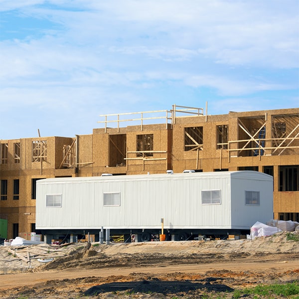 construction site office trailers typically have rental rates based on their size and amenities